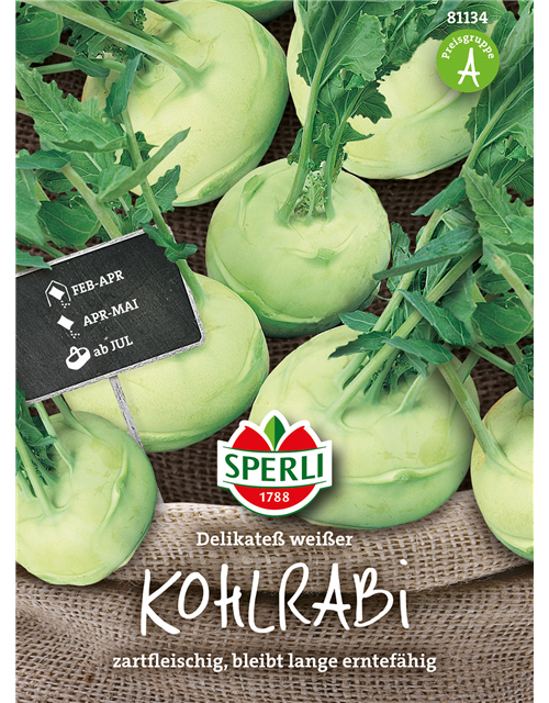 Kohlrabi 'Weißer Delikateß'