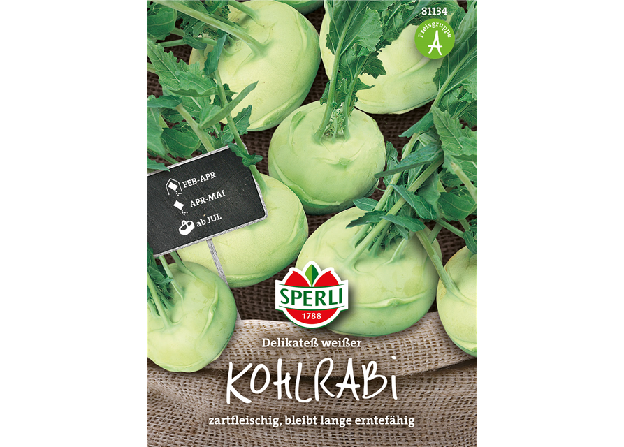 Kohlrabi 'Weißer Delikateß'