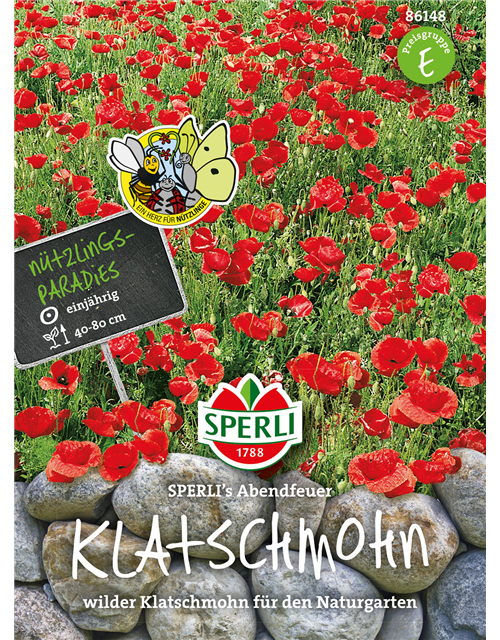 Klatsch-Mohn 'Abendfeuer'