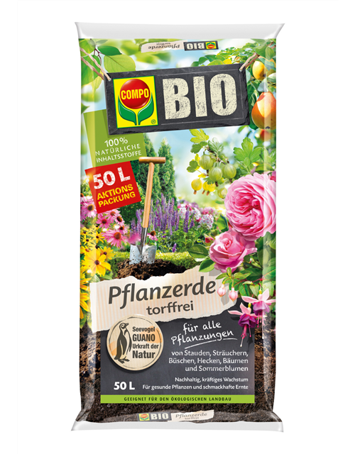 Compo BIO Pflanzerde torffrei 