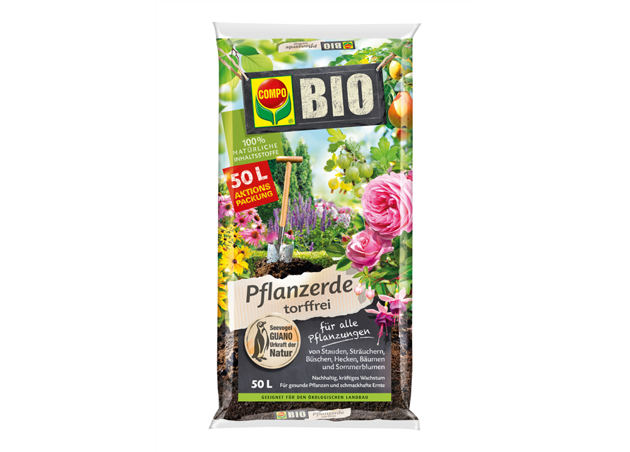 Compo BIO Pflanzerde torffrei 