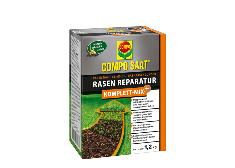 Compo SAAT Rasen-Reparatur Komplett Mix+ 