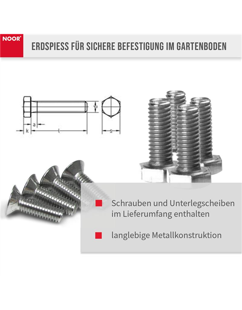 Bodenhülse Erdspiess