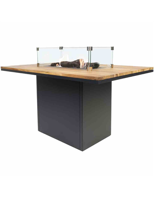 Cosi Cosiloft 120 Relax dining Teakplatte 120x80x67cm